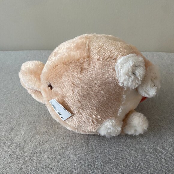 NWOT SKJ USA INC Mochishiba Shiba Inu Dog Pink Bib Japan 7" 2018 - Picture 5 of 10